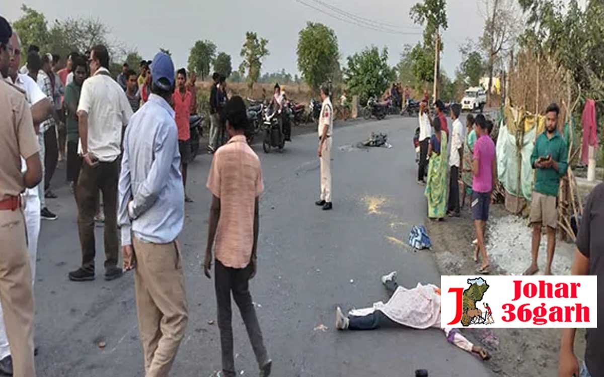 दादा-दादी और पोते की दर्दनाक मौत, ट्रेलर ने मोपेड सवार तीनों को रौंदा, आक्रोशितों ने किया चक्काजाम