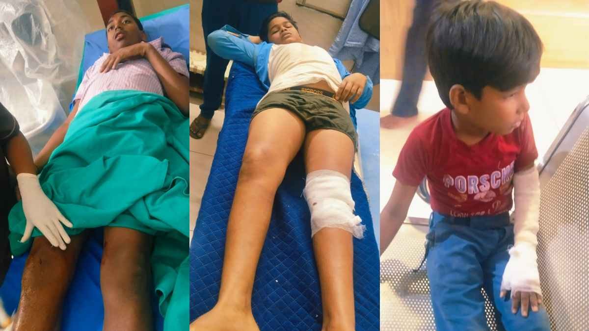 छात्रों से भरी ई-रिक्शा पलटी