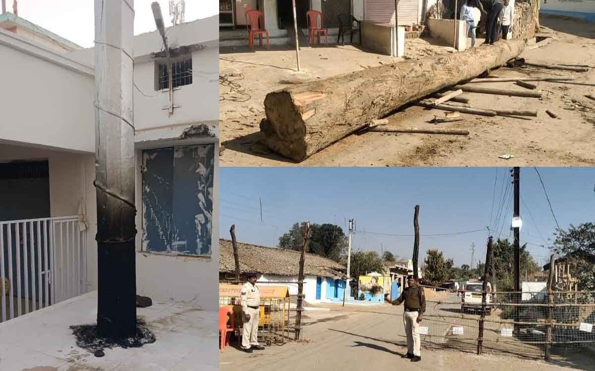 छत्तीसगढ़ में सतनामी समाज की आस्था पर फिर हमला, पवित्र जैतखाम को जलाने की कोशिश, आरोपी पकड़ से बाहर, समाज को आक्रोश