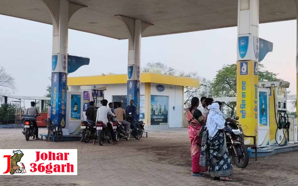 पामगढ़ में डीज़ल अब खत्म, पेट्रोल का स्टॉक भी सीमित, आर्डर के बाद भी नही आ रहा फ्यूल, पम्पों में लगी वाहनों की कतार 