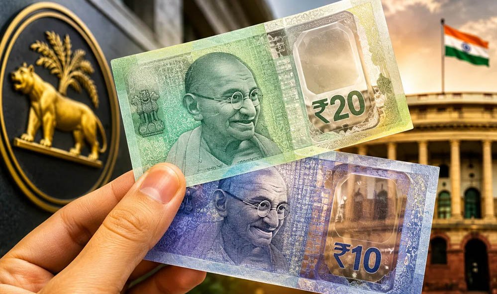 10 और 20 रुपये के 100-100 करोड़ प्लास्टिक नोट छापे जाएंगे, फुटकर की किल्लत होगी दूर