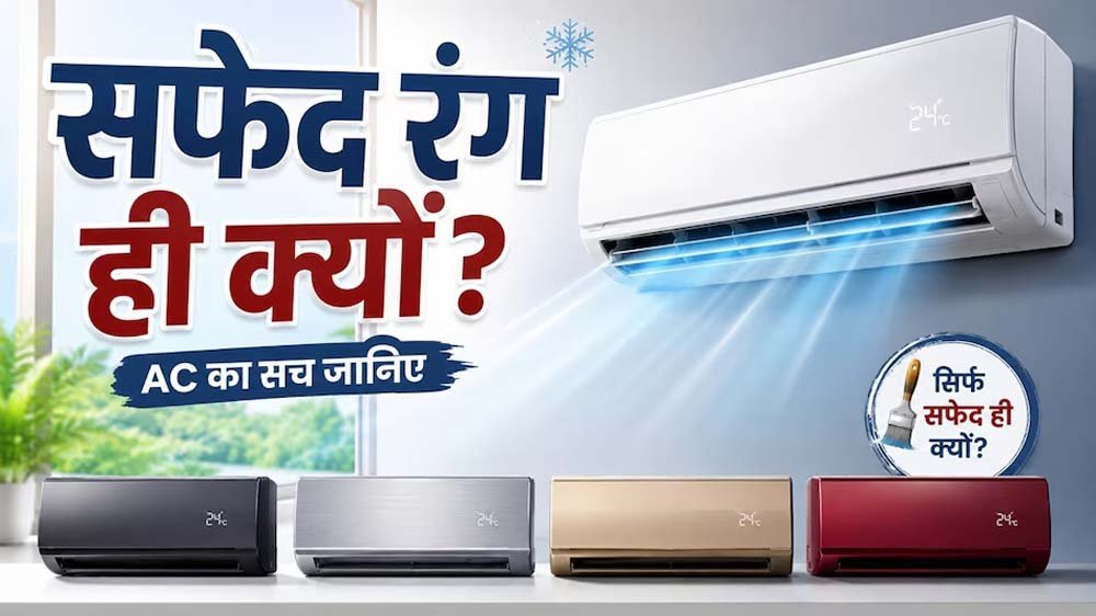 AC हमेशा सफेद रंग के क्यों होते हैं?