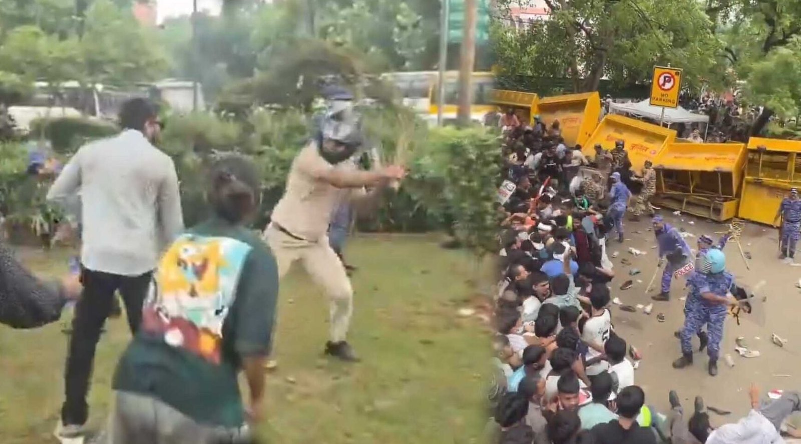 अभिजीत दीपके को पुलिस ने गिरफ्तार, सोनम वांगचुककी पत्नी को बालों से पकड़कर घसीटा. छात्रों पर बुरी तरह लाठीचार्ज