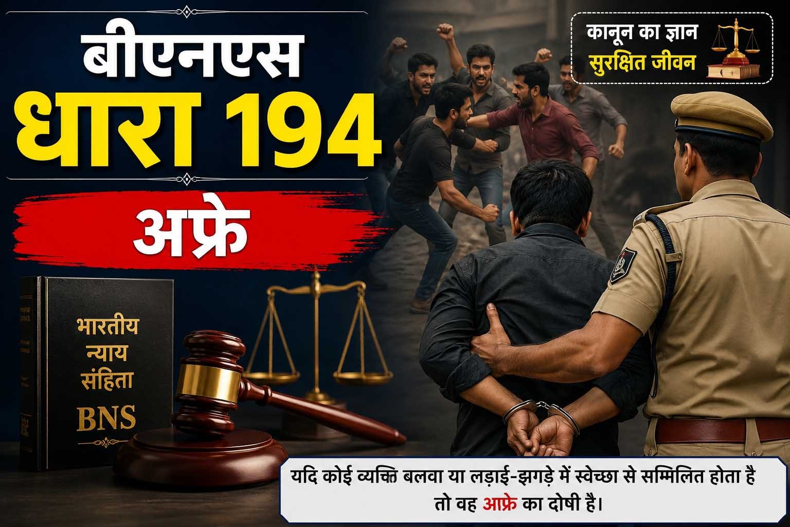 बीएनएस धारा 194, अफ्रे