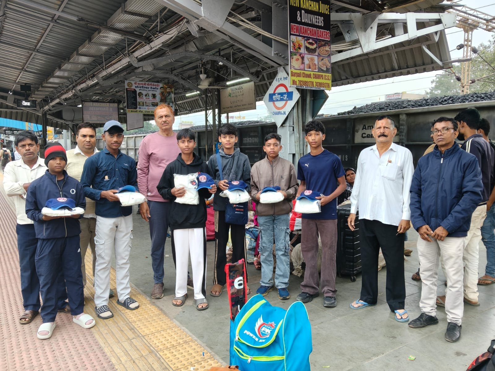 जांजगीर की अंडर 14 इंटर डिस्ट्रिक्ट मैच के लिए खिलाड़ी पहुंचे दल्लीराजहरा, 15 खिलाड़ी शामिल, पहला मुकाबला दंतेवाडा से 